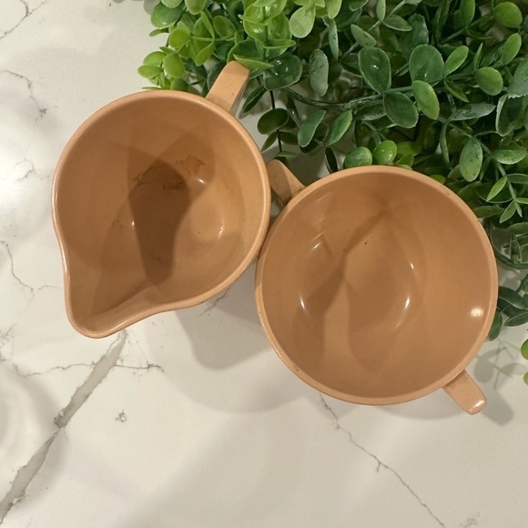 Vintage Melamine  Textured PROLON WARE Brand Cream and Sugar Set - Picture 2 of 8